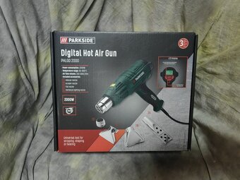 Úplne nová digitálna teplovzdušná pištol Parkside - 6