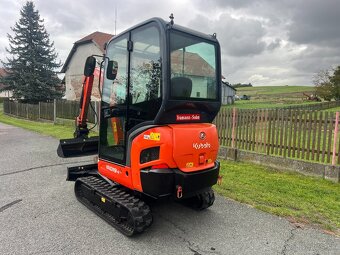 Minibagr Kubota KX019-4 hyd.podvozek / 2x lžíce - 6