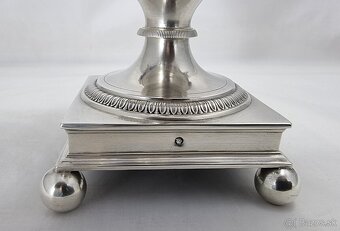 Starožitná strieborná cukornička - 376 gramov - 6