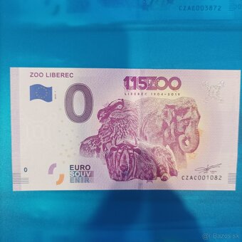 0 euro souvenír Česko - 6