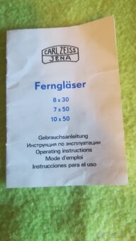 ďalekohľad 10 x 50 Carl Zeiss Jena Jenoptem Multicoated W - 6