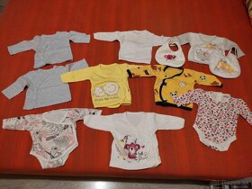 Balík oblečenia pre bábätko dievčatko - veľkosť 50 -70 - 6