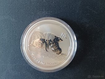 Kompletná sada Lunar II. 1oz. Strieborné mince. - 6