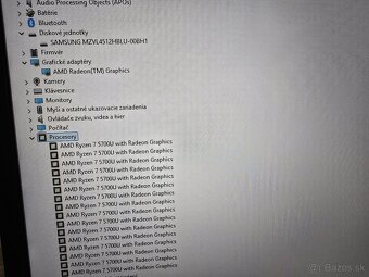 Velke 17.3 palcove HP 17 s procesorom AMD ryzen 7 5 generaci - 6