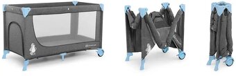 Kinderkraft joy blue cestovná postielka - 6