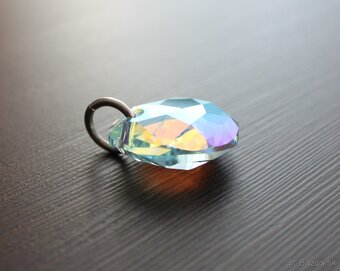 Prívesok Swarovski s úchytkou striebro 925 - 6