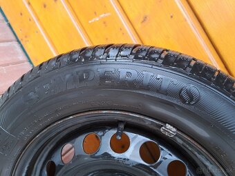 Plechové disky 5x112 R15 57,1 + zimné pneu Semperit 2015 - 6