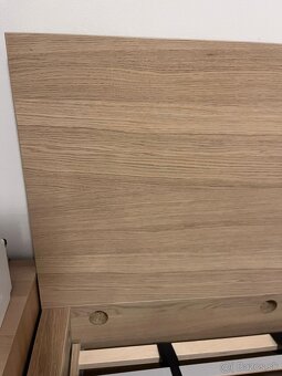IKEA posteľ MALM s roštom LÖNSET + nočná komoda - 6