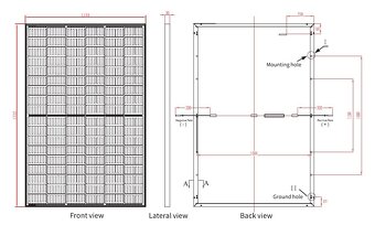 Fotovolticke solarne panely CECEP 405Wp, mono, fotovoltaické - 6