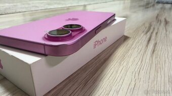 Vymenim iPhone 16 Pink 256gb (ruzovej farby) bateria 91% - 6