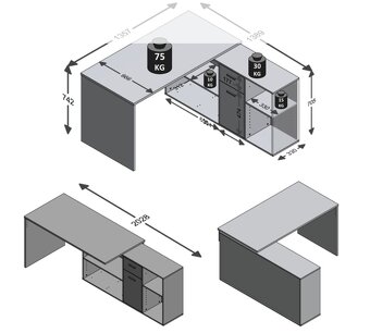 Predám písacie / pracovné stoly - 6