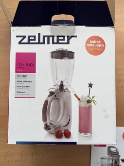 Použitý kuchynský mixer Zelmer (400W, 5 rýchlostí, TURBO f - 6
