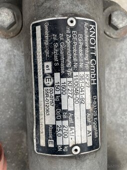 Predam autoprepravnik 2.6t - 6