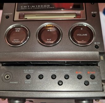 6v1 Nahrávanie minidisc LONG PLAY veža Sony ATRACK 3 - 6