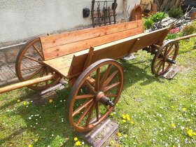 Starý drevený konský voz - 6