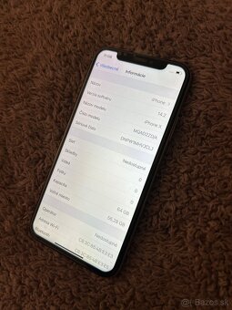 iPhone X 64GB Silver - 100% - 6