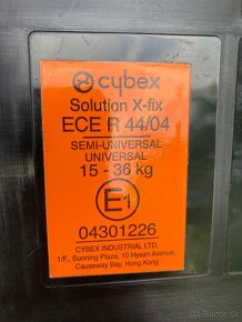 Predám cybex isofix detskú autosedacku solution X-fix - 6