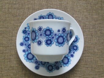 Retro kávové značené súpravy - karlovarský porcelán - 6