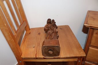 Marie a Jezulátko  soška  socha  dřevo (225H) - 6