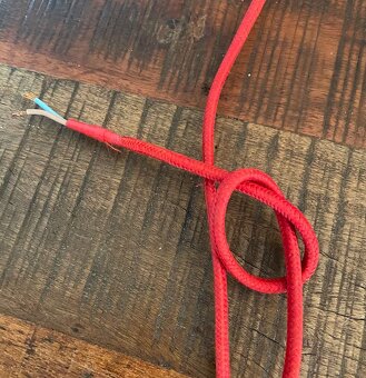 Stará závesná kovová lampa - 6