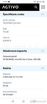 MP3 prehrávač Activo CT10 - modell APP11.. - 6
