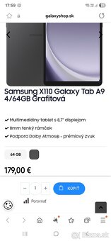 Samsung galaxy tab 9 - 6