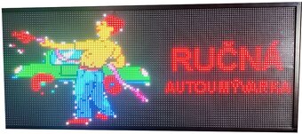 Farebná svetelná LED reklama panel displej 103x45cm - 6
