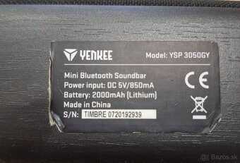 BT reproduktor Yenkee YSP 3050GY - 6