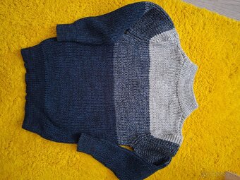 Modro-sivý svetrík 101-107 - 6