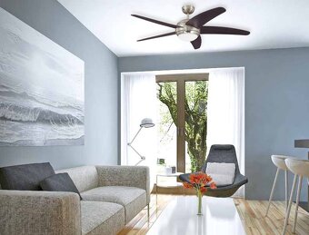 Stropný ventilátor so svetlom a diaľkovým ovládaním - 6