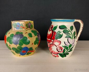 Mix - starý porcelán, sklo, keramika, kov - 6