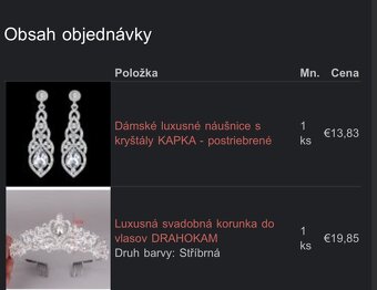 Svadobna korunka a nausnice - 6