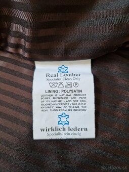 Pánská kožená bunda Max velikost M pravá kůže - 6