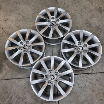 Hliníkové Škoda disky 5x100 R15 6J ET38 - 6
