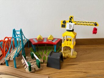 Drevená vláčiková súprava - Mega set 190+ - 6