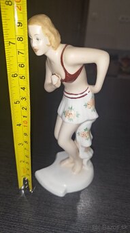 Art deco soška Royal Dux - 6