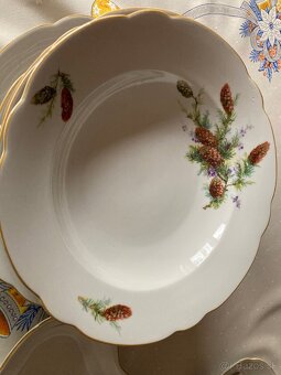 Starožitná porcelánová obedová súprava - 6