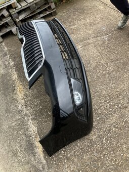 predni naraznik skoda superb ii 13-15 cerny maska - 6