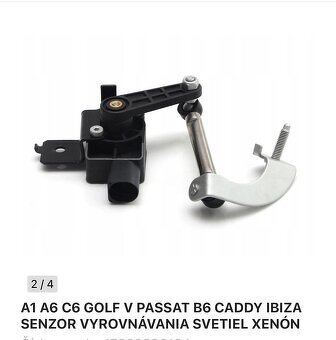 Snimac xenonu novy diel passat b7, skoda puklice, pas - 6
