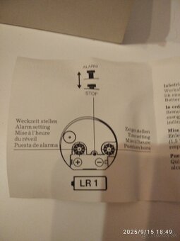 Retro stolové hodinky zn. Peter - 6