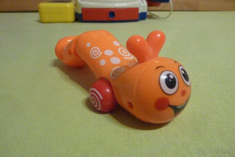 Pokladňa s obchodom, skenerom,mikrofónom,  Húsenica-sama ide - 6