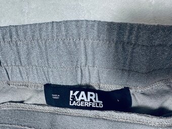 Lurexové legínové nohavice Karl Lagerfeld original - 6