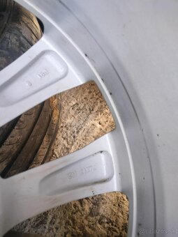 4ks alu disky orig. Vw 5x112 R17 pneu dojazd - 6