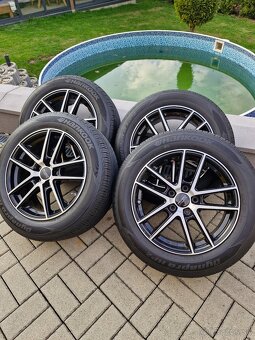 Predám elektróny 5x114,3 215/60r17 Et45 - 6