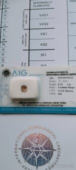 Prírodný diamant 0,7 karat - 6
