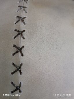 Plafónová lampa -koža - 6