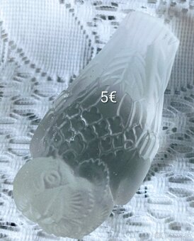 Sklenené dekorácie - zberateľské - 6