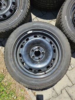 Letné pneumatiky 195/55R15 s diskmi a puklicami - 6