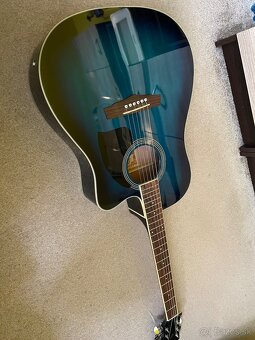 Ibanez PF15ECE-TBS Transparent Blue Sunburst Elektroakustick - 6