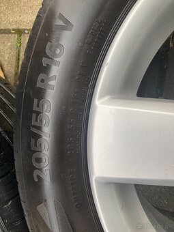 vw 205 55 r16 + letne pneu Continental - 6